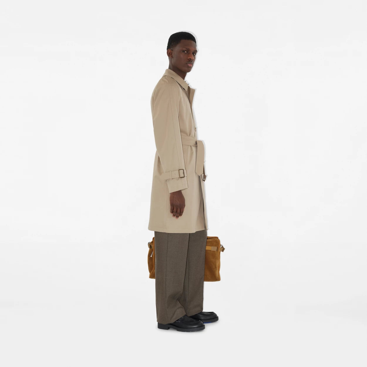 Long Gabardine Car Coat